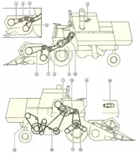 Элементы привода комбайна CLAAS Comet