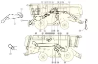 Элементы привода комбайна CLAAS Lexion 600