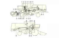 Элементы привода комбайна CLAAS Dominator 86