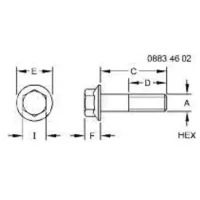 Болт R136507 DL John Deere