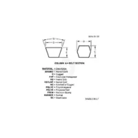 Ремень 32х15х1135 La R222393 (R222393.26)/R568198 Gates Agri (0210103) Аналог Польша 143 362
