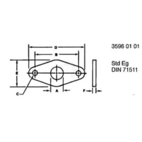 Прокладка R521158 DL Оригинал ЕС 129 480