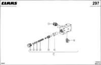 Предохранительный клапан. Клапаны. Гидравлика. Запчасти для комбайнов mega 370-360 № машины 84600011 - 84699999