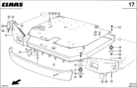 Площадка водителя. Кабина / Запчасти для комбайнов mega 370-360 № машины 84600011 - 84699999. Схема 1