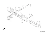 Управляемый мост. Ходовая часть. Запчасти для комбайнов tucano 320 № машины l0200011 - l0299999. Схема 1