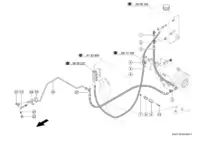 Гидравлическая линия низкого давления. Гидравлические линии. Гидравлика. Запчасти для комбайнов tucano 320 № машины l0200011 - l0299999. Схема 7