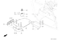 Облицовка нижней части. Кабина. Запчасти для комбайнов tucano 320 № машины l0200011 - l0299999