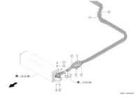 Линии кондиционера. Кондиционер. Кабина. Запчасти для комбайнов tucano 320 № машины l0200011 - l0299999