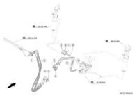 Гидравлические линии реверсирования. Наклонная камера. Подающий агрегат / приёмная Запчасти для комбайнов tucano 320 № машины l0200011 - l0299999 — изображение 2