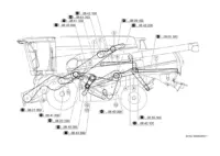 Элементы привода. Главный привод. Приводы. Запчасти для комбайнов tucano 430-420 № машины c2200011 - c2299999