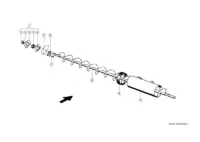 Шнек сходового продукта. Сходовый продукт. Молотилка. Запчасти для комбайнов tucano 430-420 № машины c2200011 - c2299999