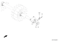Drehzahlsensor geblase. Вентилятор. Очистка. Запчасти для комбайнов tucano 430-420 № машины c2200011 - c2299999