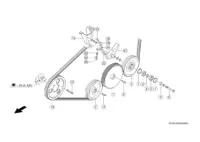 Привод решетного стана. Запчасти для комбайнов tucano 450-440 № машины c3200011 - c3299999. Схема 1