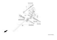 Натяжное устройство решетного стана. Запчасти для комбайнов tucano 450-440 № машины c3200011 - c3299999. Схема 1