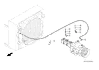 Гидравлическая линия масляного радиатора. Запчасти для комбайнов tucano 450-440 № машины c3200011 - c3299999