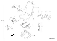 Сидение водителя. Запчасти для комбайнов tucano 450-440 № машины c3200011 - c3299999