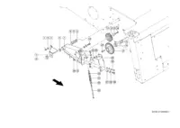 Реверсирование. Запчасти для комбайнов tucano 450-440 № машины c3200011 - c3299999