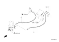 Гидравлические линии реверсирования. Запчасти для комбайнов tucano 450-440 № машины c3200011 - c3299999