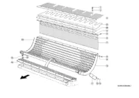 Подбарабанье. Запчасти для комбайнов tucano 450-440 № машины c3200011 - c3299999. Схема 1
