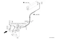 Гидравлика маятникового управления, линии. Запчасти для комбайнов tucano 450-440 № машины c3200011 - c3299999