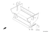 Корпус измельчителя соломы. Запчасти для комбайнов tucano 450-440 № машины c3200011 - c3299999. Схема 1