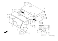 Крышка бункера. Запчасти для комбайнов tucano 450-440 № машины c3200011 - c3299999. Схема 1