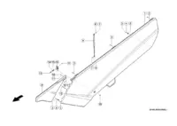 Боковые заслонки. Запчасти для комбайнов tucano 450-440 № машины c3200011 - c3299999. Схема 1