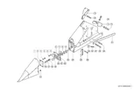 Стебледелитель. Запчасти для жатки c490-c370 lexion / tucano № машины 52700011 - 52799999. Схема 2