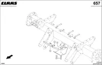 Защита для подсолнечника. Запчасти комбайнов lexion 560-540 № машины 58400011 - 58499999