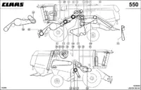 Элементы привода. Запчасти для комбайнов lexion 560-540 № машины 58400011 - 58499999