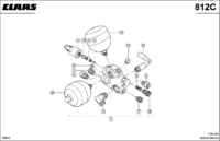 Демфирующий клапан. Запчасти для комбайнов lexion 560-540 № машины 58400011 - 58499999. Схема 4