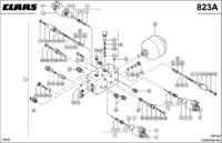 Распределитель. Запчасти для комбайнов lexion 560-540 № машины 58400011 - 58499999. Схема 4