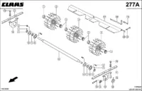 Вентилятор. Запчасти для комбайнов lexion 560-540 № машины 58400011 - 58499999. Схема 2