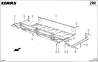 Вентилятор-защита всасывания. Запчасти для комбайнов lexion 560-540 № машины 58400011 - 58499999