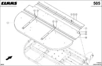 Радиальный распределитель; защита. Запчасти для комбайнов lexion 560-540 № машины 58400011 - 58499999