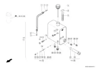 Бак с гидравлическим маслом. Запчасти для комбайнов tucano 580-570 № машины c3800011 - c3899999