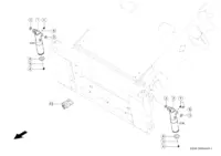 Гидравлика auto contour, цилиндры. Запчасти для комбайнов tucano 580-570 № машины c3800011 - c3899999