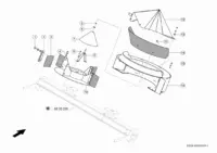 Лопасти разбрасывателя половы. Запчасти для комбайнов tucano 580-570 № машины c3800011 - c3899999