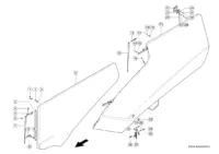 Боковые заслонки. Запчасти для комбайнов tucano 580-570 № машины c3800011 - c3899999