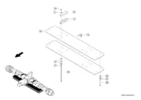 Дополнительный груз сзади. Запчасти для комбайнов tucano 580-570 № машины c3800011 - c3899999. Схема 2