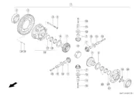 Дифференциал. Запчасти для комбайнов tucano 580-570 № машины l0700011 - l0799999. Схема 1