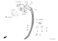 Привод моста, гидравлическая линия. Запчасти для комбайнов tucano 580-570 № машины l0700011 - l0799999