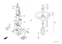 Рулевое колесо, рулевая колонка. Запчасти для комбайнов tucano 580-570 № машины l0700011 - l0799999