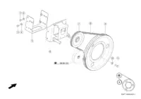 Привод разбрасывателя соломы. Запчасти для комбайнов tucano 580-570 № машины l0700011 - l0799999