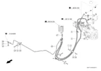 Гидравлическая линия низкого давления. Запчасти для комбайнов tucano 580-570 № машины l0700011 - l0799999