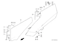Боковые заслонки. Запчасти для комбайнов tucano 580-570 № машины l0700011 - l0799999