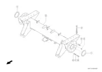 Балка моста. Запчасти для комбайнов tucano 580-570 № машины l1700011 - l1799999. Схема 1