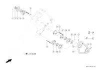 Antrieb uberkehrelevatorkopf. Запчасти для комбайнов tucano 580-570 № машины l1700011 - l1799999