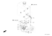 Гидравлическая линия. Запчасти для комбайнов tucano 580-570 № машины l1700011 - l1799999