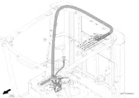 Кабельный комплект кабины. Запчасти для комбайнов tucano 580-570 № машины l1700011 - l1799999 — изображение 2